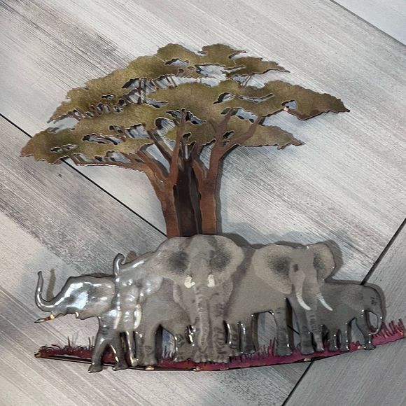 Bovano of Cheshire Connecticut Handcrafted Metal Art Wall Decor Glass Enamel - Picture 4 of 6